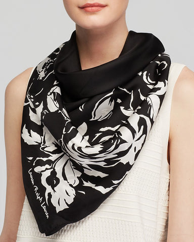 Ralph Lauren Rimma Flora Silk Scarf