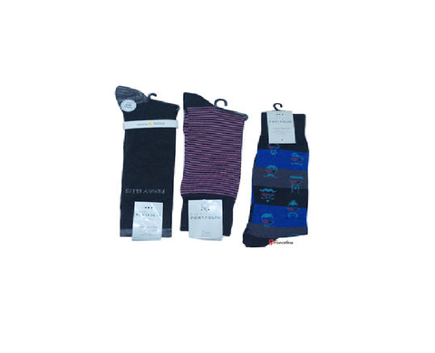 Perry Ellis Portfolio Men's Socks 3-Pair Value Pack