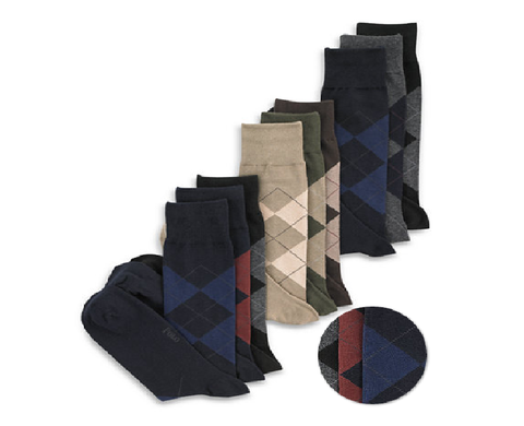 Polo Ralph Lauren Men's Socks, Extended Size Argyle Dress Men's